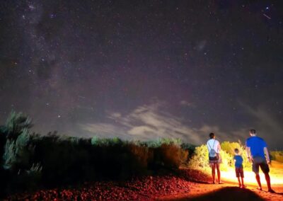 Activities 6 Family observing the milky way galaxy in Oudtshoorn