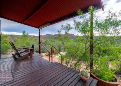 Oryx Chalet 5 Majestic views of the Swartberg Mountains from the Oryx chalet's veranda