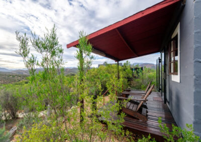 Oryx Chalet 8 Oryx chalet's private veranda