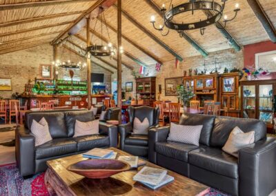 Interior of the main lodge