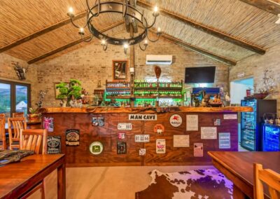 Bar in the main lodge